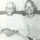 Swami Venkatesananda with former President of India, V. V. Giri.