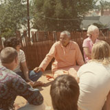 With Yoga Students in Hollywood