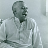 Swami Venkatesananda having a good laugh. 